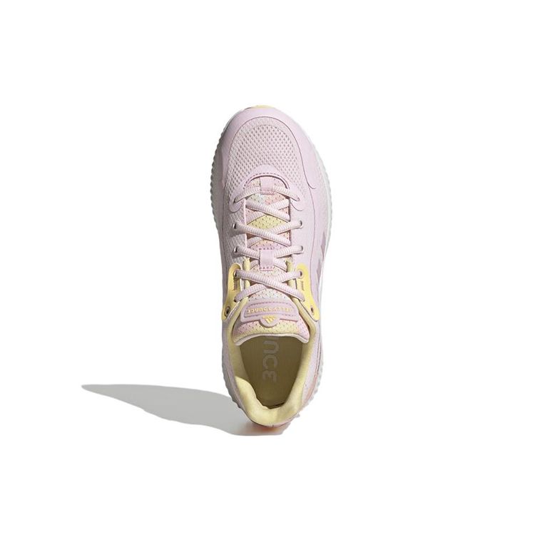 Adidas Jelly Bounce Удобная ткань Прочные Дышащие Низкие Повседневные Кроссовки для бега Женские кроссовки Розовый HQ3588