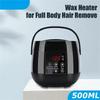 500ML Warmer Digital Wax Heater for Professional Hair Removal Waxing Beans Heating Machine Depilation Epilator Wax-melt Pot