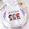 New KPop Demon Hunter Cartoon Girls Hoodies Children's Korean Wave Print Fashion Casual Tops Casual Girls Clothing Warm