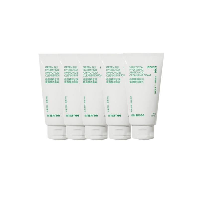 Innisfree Extract, Moisturizing Amino Acid, Volcanic Mud , Moisturizing, Innisfree Facial Cleanser Green Tea-Green Tea Facial Cleanser 150g5 зелёный