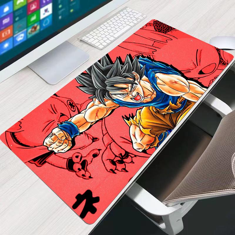 Dragon Ball Z Mouse Pad DBZ Computer Speed Type Varpet Mat For Esports Players Laptop Keyboard Pad Big Mousepad Office Desk Mat