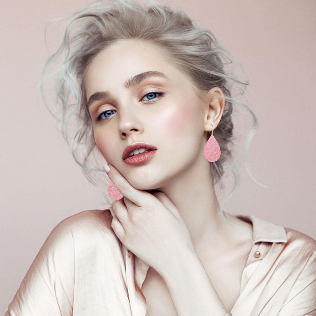 SUPERDANT Kropelka Wody Skórzana Wykrojnik Warstwowy Drewniany Kropelka Wody Wycinanie Skóry Biżuteria Wykrojnik Maszyna Rzemieślnicza do Biżuterii DIY Rzemiosła Kolczyki, Kolczyki,