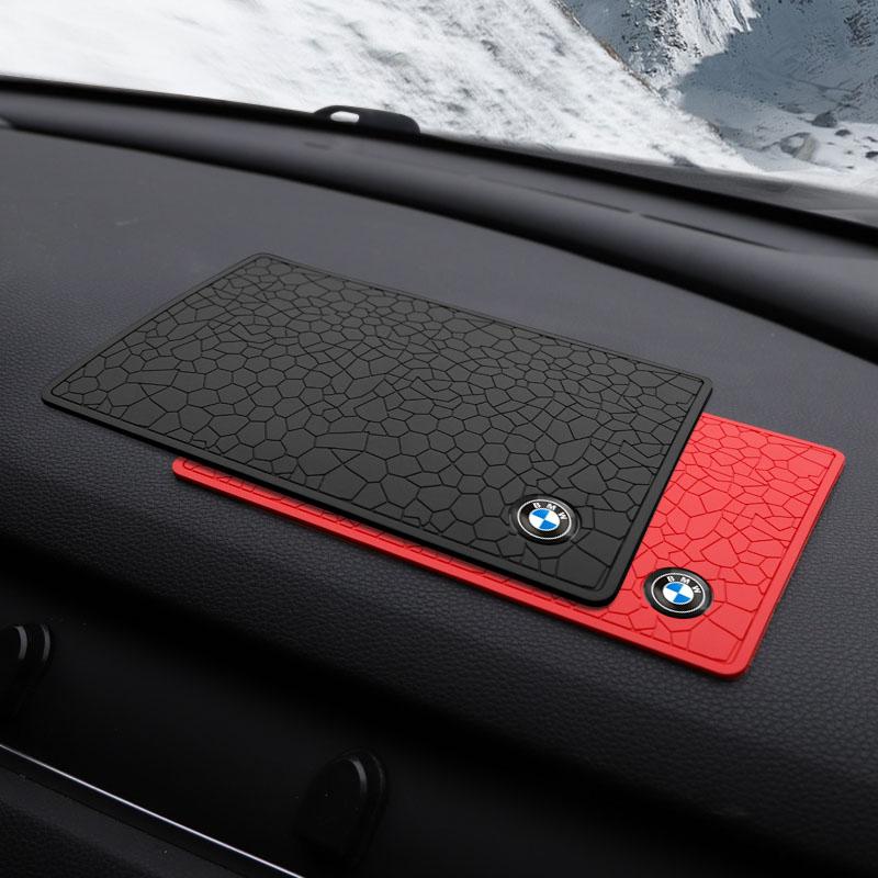 BBIX7 Car Dashboard Anti-Slip Pad Sticky Silicone Phone Mat Interior For BMW M3 M4 M5 G42 G30 G20 E39 E36 E87 E53 F44 F07 F34 G15 G16