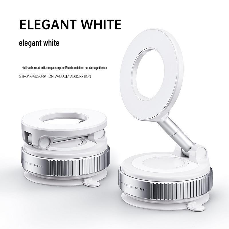 Compact Rotating Magnetic Phone Holder: Car Mount for Navigation