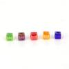 Square 8mm Glass Crystal Beads for DIY Ancient Style Jewelry: Bracelet, Necklace, Earrings