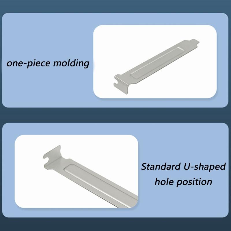 5 Stück 12 cm Metall-PCI-Steckplatzabdeckungen Staubschutzbleche für PC-Erweiterungssteckplätze Bieten lange Beständigkeit gegen Staub und Abnutzung