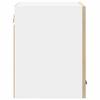 Riga Wall Mounted Cabinet Set of 2 Sonoma Oak & White 30 X 31 X 40 Cm