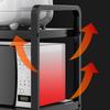 Retractable Microwave Stand Adjustable Seasoning Shelf Oven Storage Shelf  Seasoning Storage