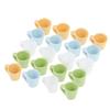 4 Teile/satz Puppenhaus Candy Farbe Mini Becher Japanische Wasser Tasse Szene Requisiten