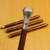 Bastón de Madera con Empuñadura de Latón de Diseño Vintage Victoriano de Estilo Antiguo