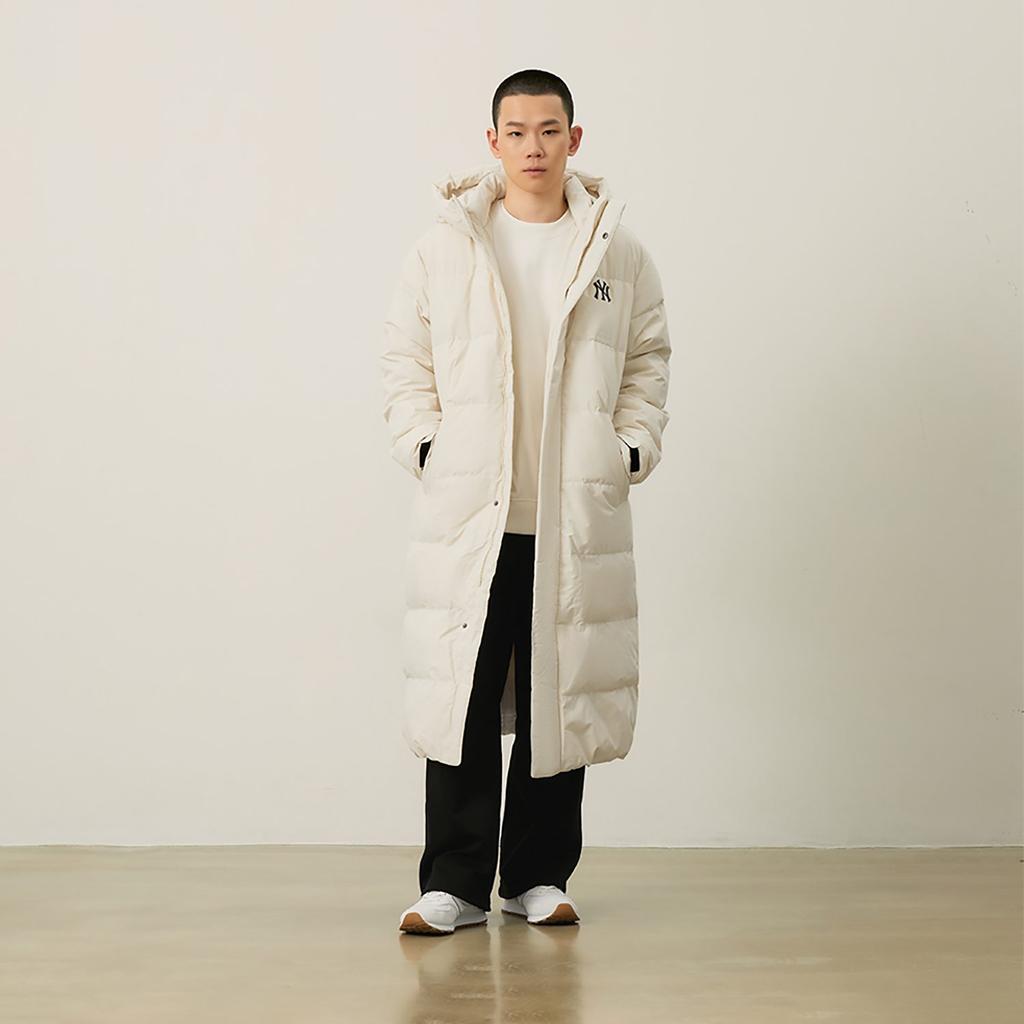 MLB New York Yankees Basic Collection 24FW Down Jacket Unisex Dark Cream 3ADJB1646-50CRD