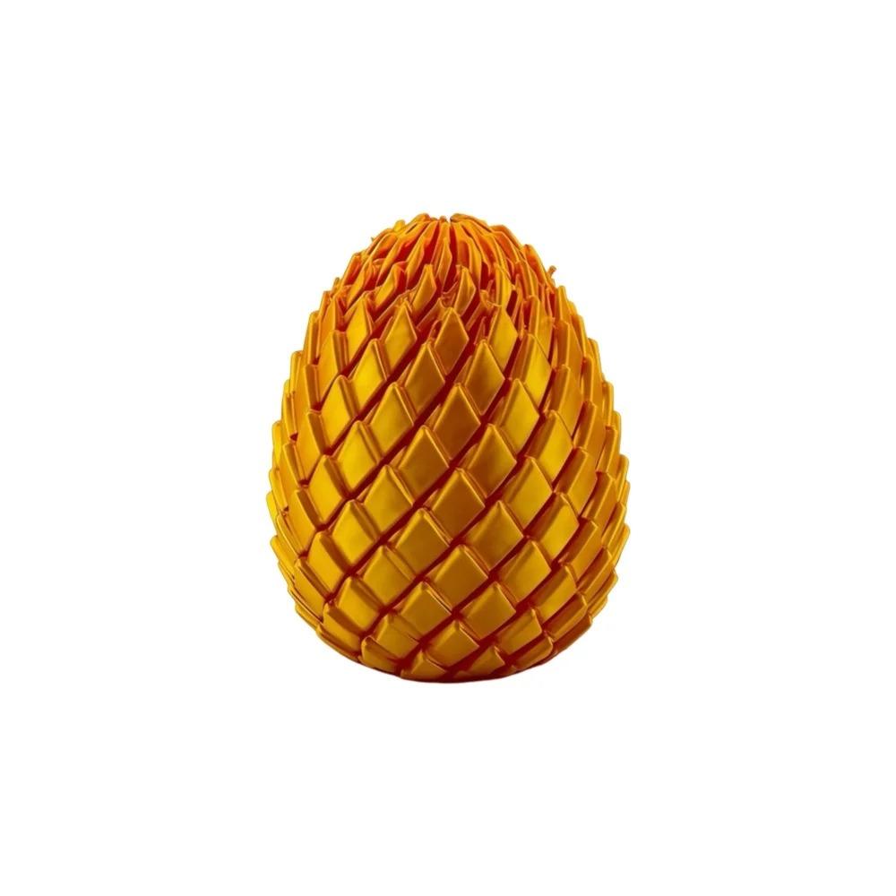 

3D Printed Dragon Egg Stress Plaything - Creative Prank Present Party Ornament Gentle Twisting Motion Children S Plaything Long 18cm