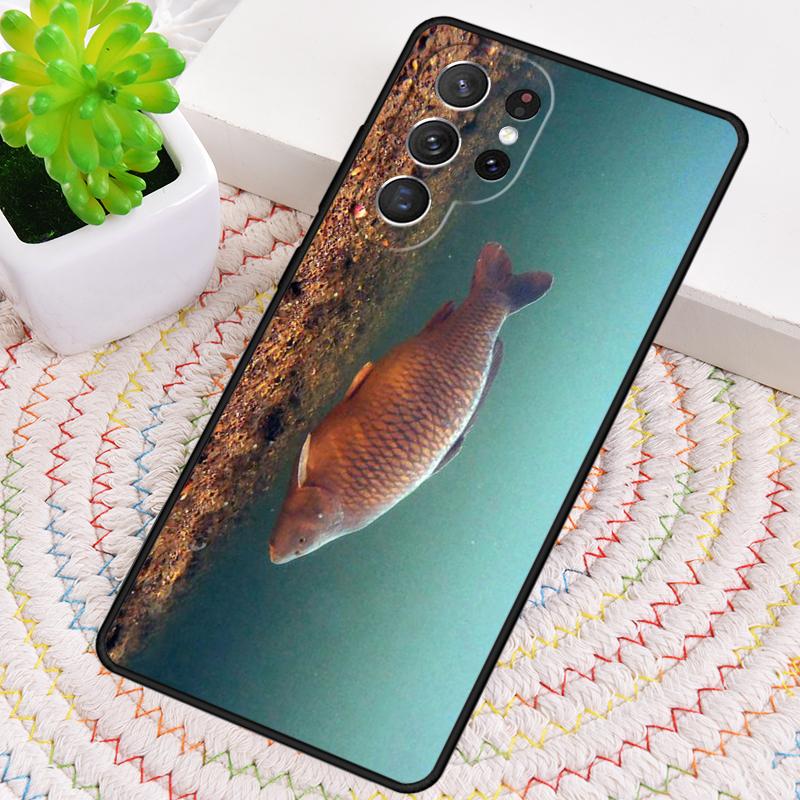 CARP FISH FISHING Soft Phone Case for Samsung Galaxy Note 10 Pro S26 Ultra S23 S24 FE S25 S21 S22 PLUS Shockproof Cove
