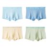 Mao Ren Boys' 50S Combed Cotton Antibacterial Boxer Briefs