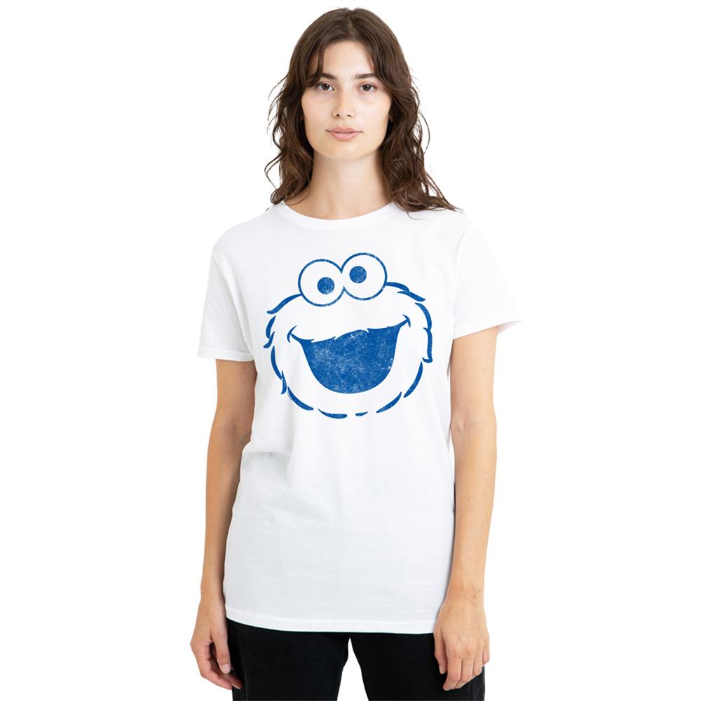 Sesame Street Womens/Ladies Cookie Monster Mono T-Shirt