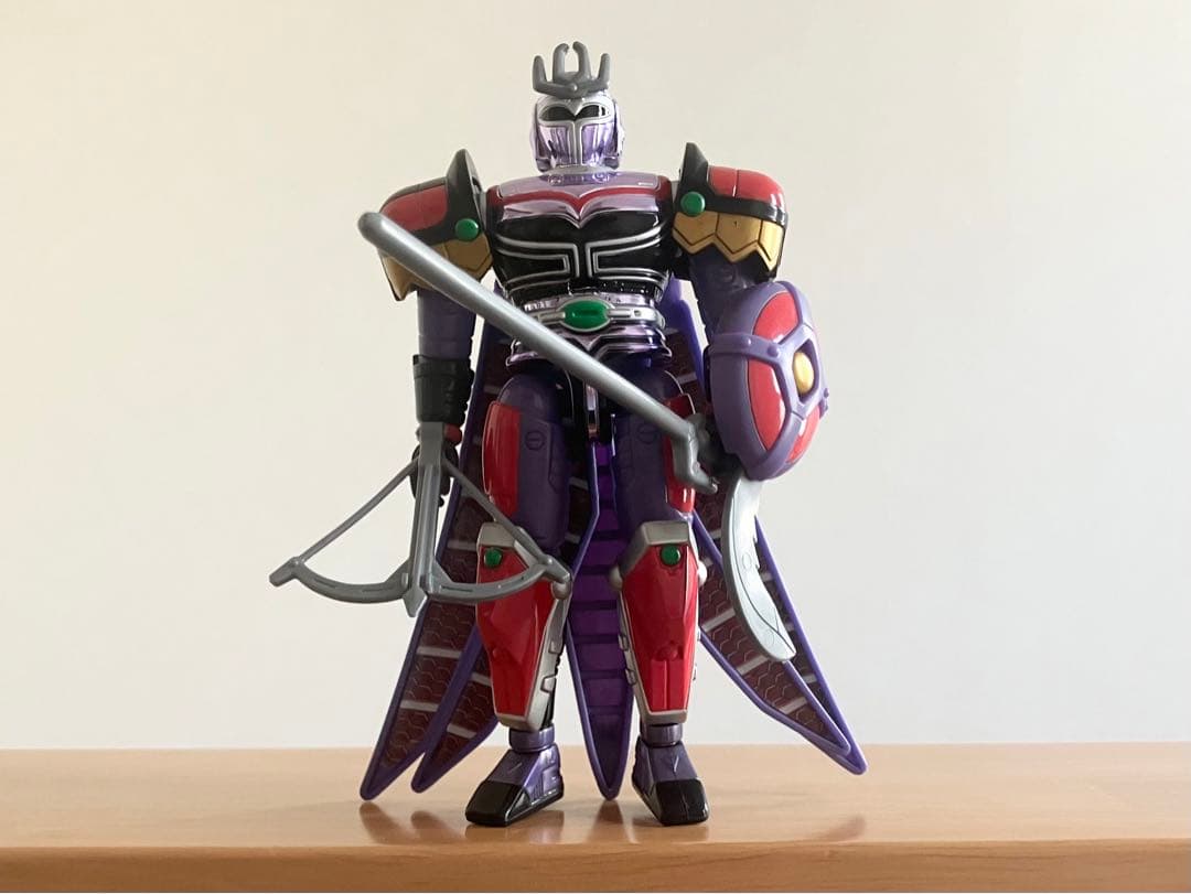 

[USED] Beetleborg Metallics Bee-Fighter Kabuto Ladybug Mega Figure