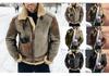 Men's Suede Faux Fur Zipper Jacket - Thickened Autumn/Winter Collection