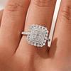 Light Luxury Noble Lady Index Finger Ring-inlaid with Shining White Zircon-Valentine's Day Gift-Wedding Ring