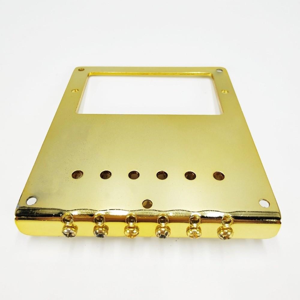 Golden Guitar Bridge Replacement 6 Strings Hardtail Guitar Bridge Electric Guitar Replacement