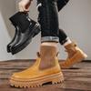 Autumn and Winter New Height Increasing  Anti Slip  Wear-resistant  Versatile  Comfortable High Top Boots for Men and Couples