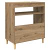 Record Player Stand Artisan Oak 71 x 39.5 x 83 cm