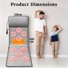 Electric Full Body Vibration Massage Mattress Mat Heating Infrared Massage Pad Massage Cushion Kneading Neck Back Pain Relief Relaxation,Nine Modes
