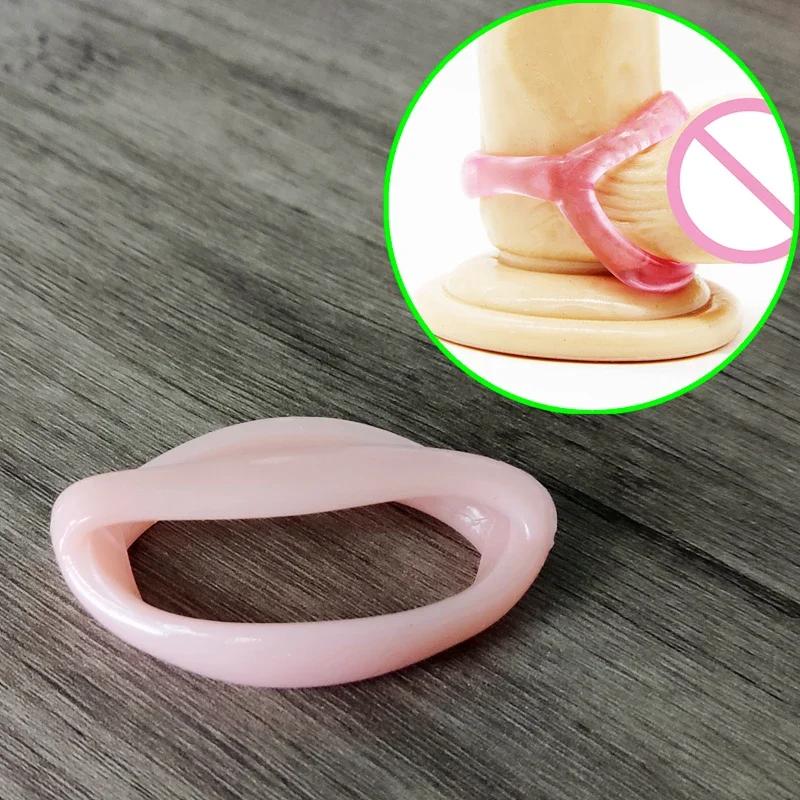 Penis Ring Reusable Silicone Semen Cock Ring Penis Enlargement Delayed Ejaculation Sex Toys For Men