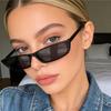 Klassische Schwarze Vintage Quadratische Sonnenbrillen Damen Marken Designer Minimalistischer Stil Großes Gestell Sonnenbrillen Herren Trend Brillen Spiegel