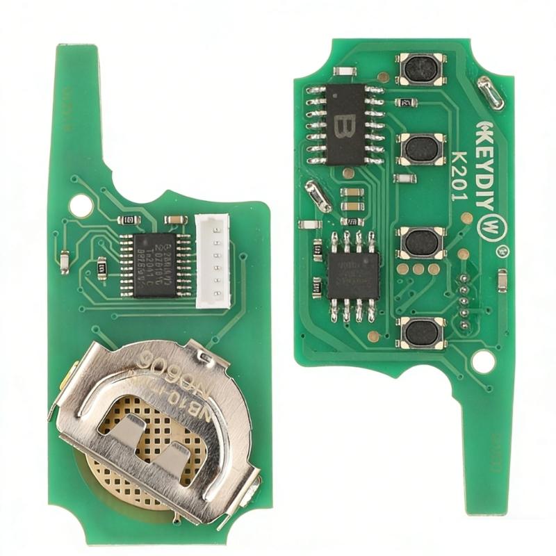 2/3 Button Remote Car Keys Fob for URG200 KD900 KDNB Ergonomic Design Replacement Universal Remote Key with Chip