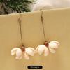 Retro Handmade Plant Fruit Earrings Pine Cone Literature and Art Chinese Medicine Dried Fruit Niche Creative Earrings Women