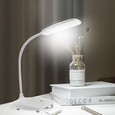 LED Desk Lamp Foldable Dimmable Touch Table Light DC 5V Portable USB Powered 6500K Eye Protection Night Lamp