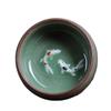 Krakelee Goldfisch Seladon Porzellan Teetassen 60ml zarte Longquan Teetasse Schale gebrauchsfähig Kungfu Chinesische Teetasse Geschenk