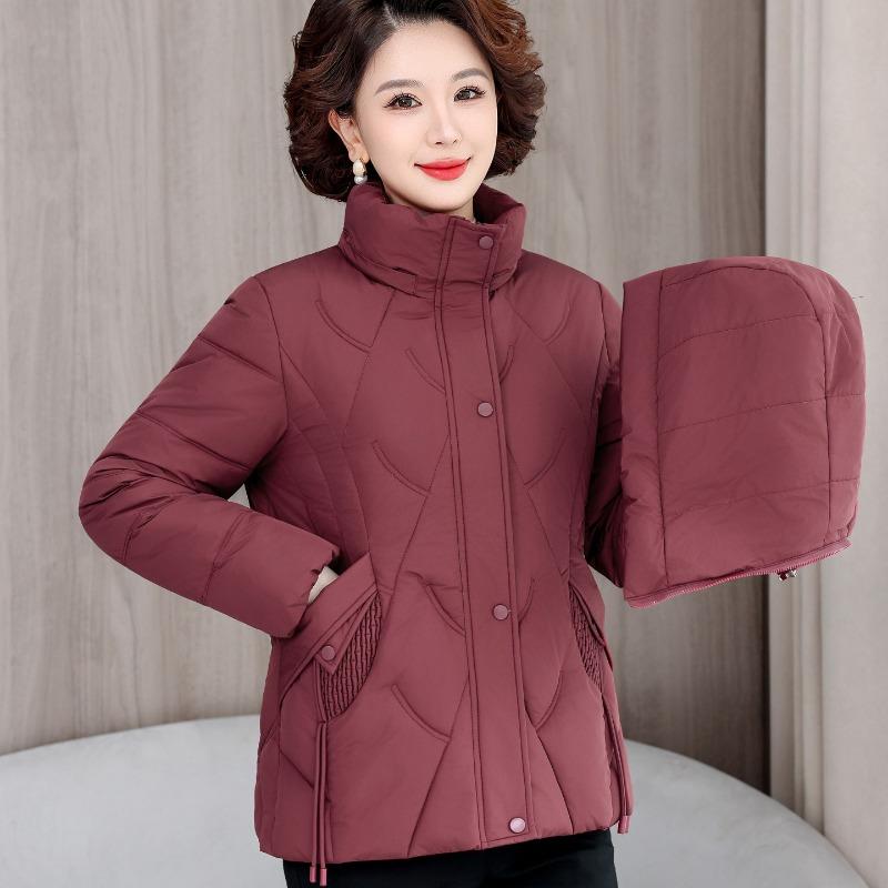 -L medium and old cotton clothes women's fashion thickened cotton clothes new mother winter clothes thickened jacket light and thin clothes