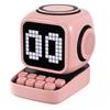 Little Magic Cube Smart Bluetooth Speaker with Magnetic Wireless Charger, Alarm Clock, White Noise, and Retro Design