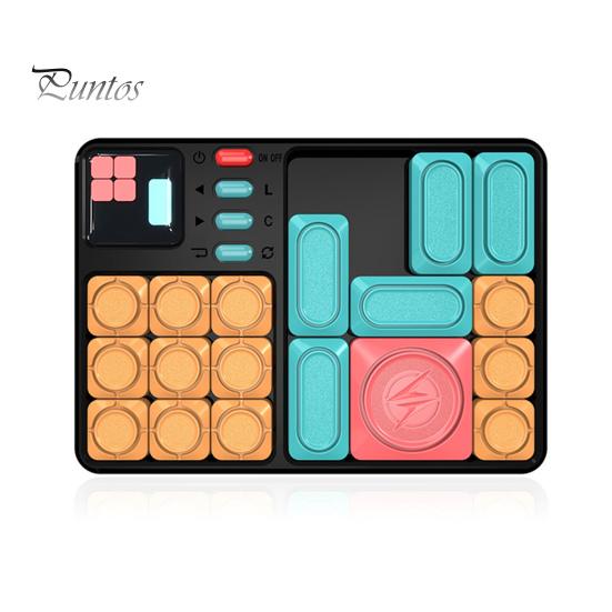 

Детская игра-головоломка «Слайд» 500+ испытаний, головоломка-головоломка, логическая тренировка, фокусировка, обучающая электрическая скользящая игрушка для малышей, мальчиков и девочек, подарок чёрный