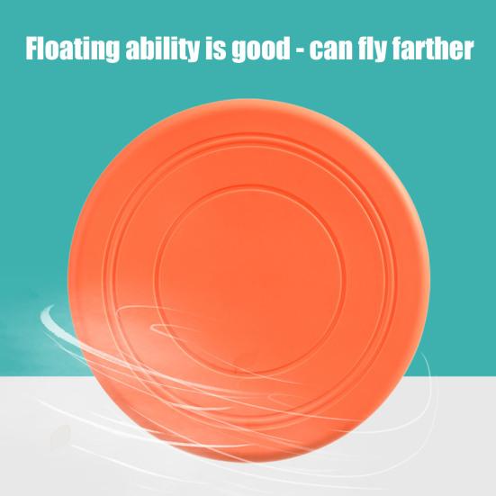 Flying Disc Pet Toy Food-Grade Silicone Bite-Resistant Waterproof Pet Chew Toy Dog Mouth Protection Toy