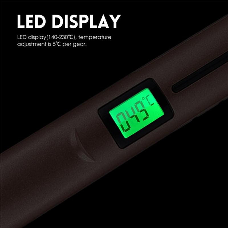 2-In-1 Hair Straightener Flat Iron Hair Curling Irons Plates Heat Professional Hair Iron For Ptc Hair Iron