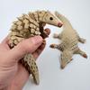 Funny Creative 3D Polychrome Printed Simulated Animal Mode Pangolin Ornaments Statue Animal Model Home Office Desktop Decoration