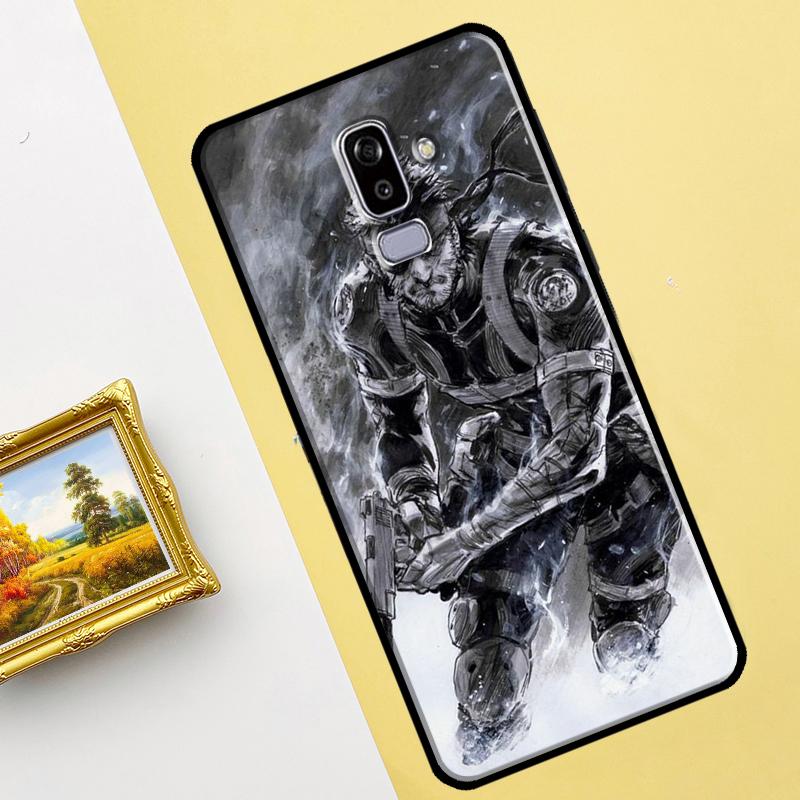 Game Metal Gear Solid Case For Samsung Galaxy J3 J5 J7 2017 J1 A3 A5 2016 A7 A9 J8 J6 J4 A6 A8 Plus 2018 Funda