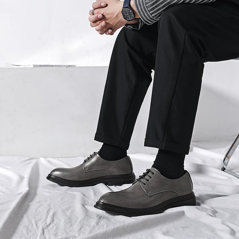 Fashion Successful People's Leather Shoes Minimalist Classic Style Design Dress Up Party Business and Office Men's Casual Shoes New