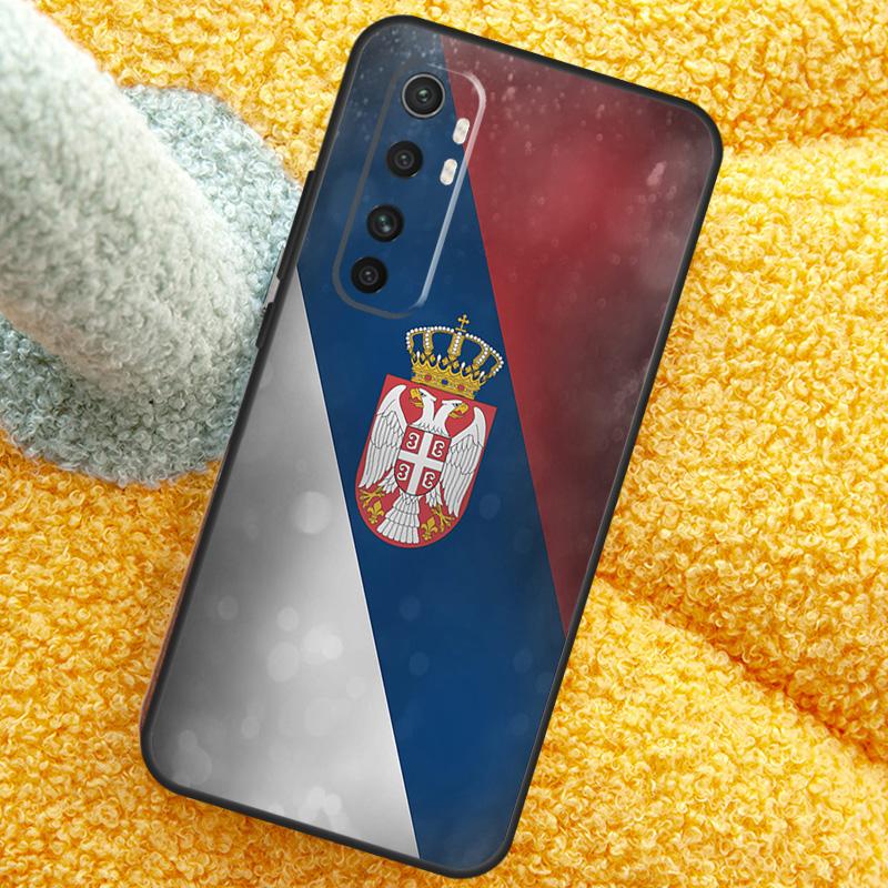 Flag of Serbia Serbian Case For POCO X3 X4 X5 F5 Pro M5s C40 F4 GT F3 Cover For Xiaomi 12T 11T Pro 12 13 Lite 12X