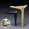 4 Stück Metallmöbelfüße TV-Schrank Bett Couchtischfüße Schwarz Gold Silber Schreibtisch Hocker Stuhl Fuß Sofa Beschläge