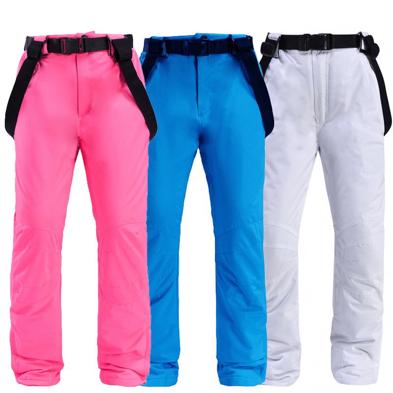 Winter Ski Bib Pants: Windproof, Waterproof, Breathable, and Insulated for Men and Women