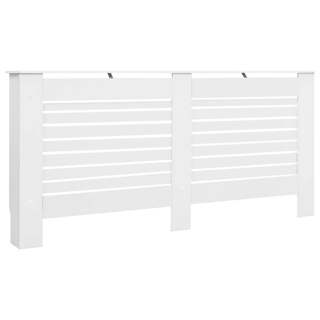 Radiator Covers 2 pcs White 172 * 19 * 81.5 cm MDF