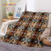 3D Lastest Nordic Turkish Bohemia Celt Soft Flannel Blankets,Throw Blanket Comfortable Blanket for Picnic Beds Sofa Home Bedroom