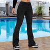 Damen Hellblaue Micro-Flare Slim Fit Jeans - Trendige Europäisch-Amerikanische Mode Lange Hosen
