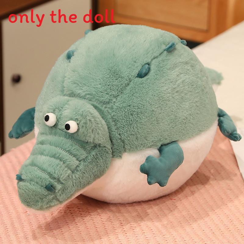 Chubby Pufferfish And Crocodile Plush Toys For Kids Soft Stuffed Animal Gift