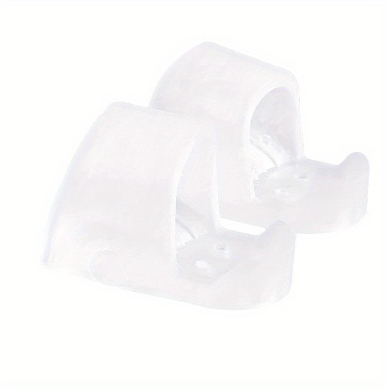 2PCS Toe Separator Orthotics for Foot Discomfort Repair Overlapped Toes (Pink/White)