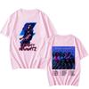 Lenny Kravitz Blue Electric Light Tour T-Shirts Fan-Geschenke Klassische Oberteile Damen Herren T-Shirts mit neuem Muster Rundhals Lässige T-Shirts