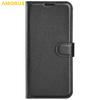 For iPhone 16 Wallet Case Litchi Texture Shockproof Leather Flip Stand Phone Cover
